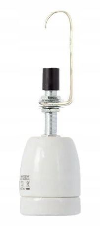 Keramická Objímka S Kabelem A Věšákem Pro Topnou Lampu Do Terária