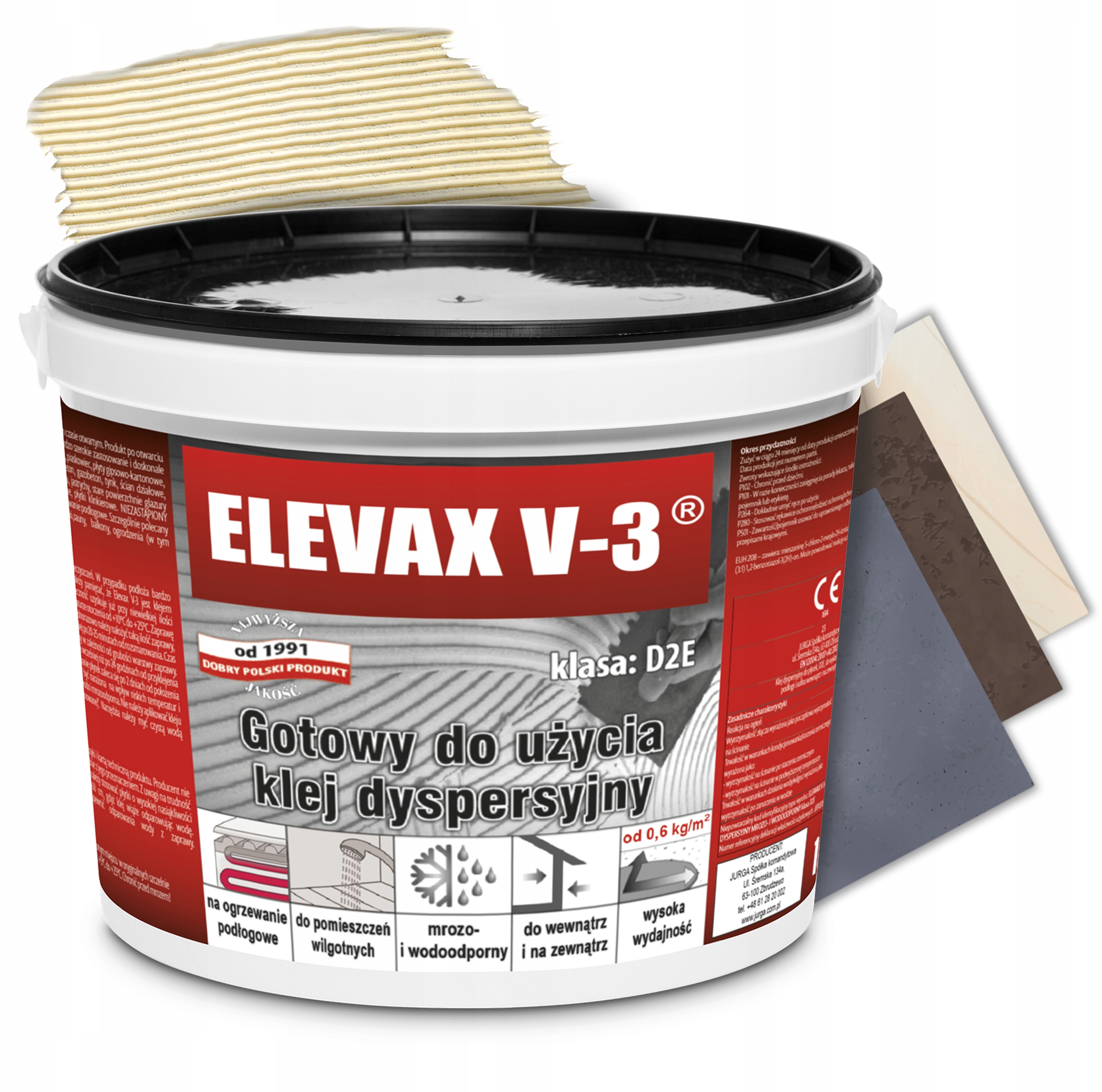 Univerzální lepidlo na Dýhu dřeva a kamenných dlaždic D2 16 kg