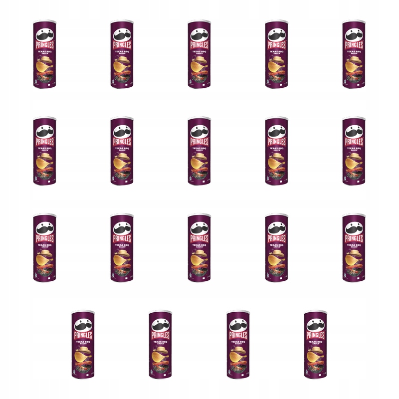 Pringles Texas Barbecue chipsy v tubě 165 g X19
