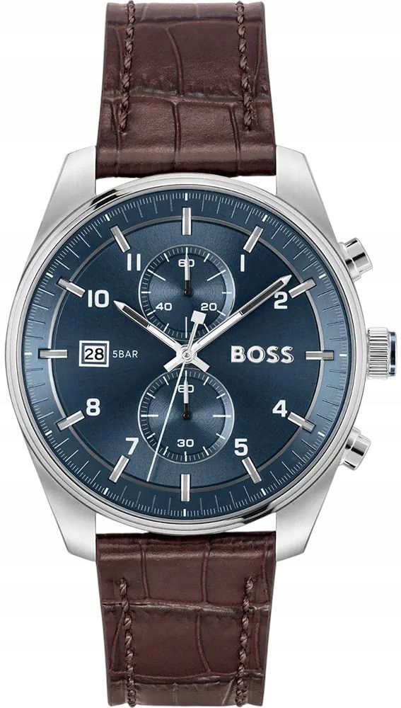 Zegarek Męski Hugo Boss 1514194 Niebieski Chronograf/data, Pask+box