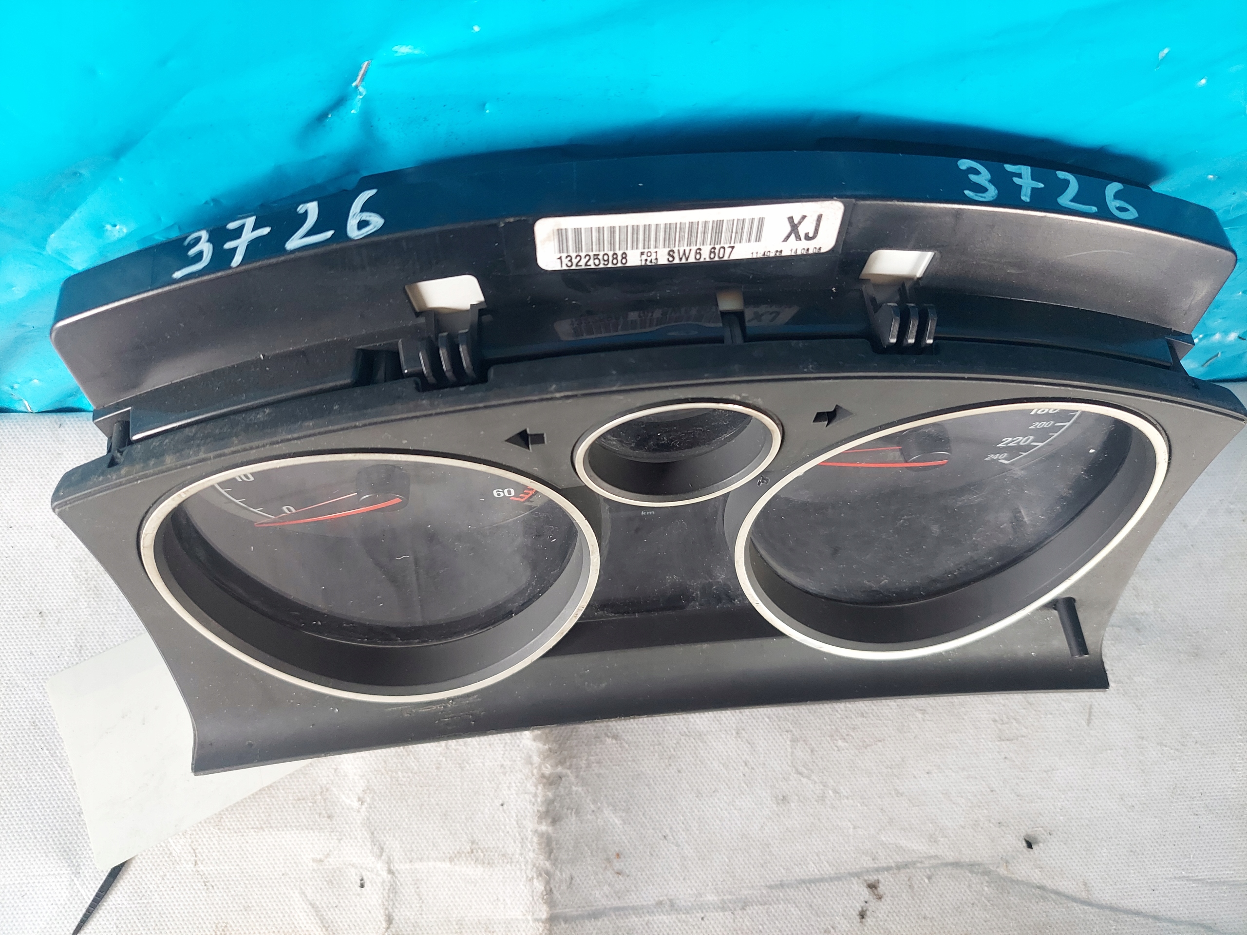 dials clock ASTRA H 1.3 CDTI 13225988