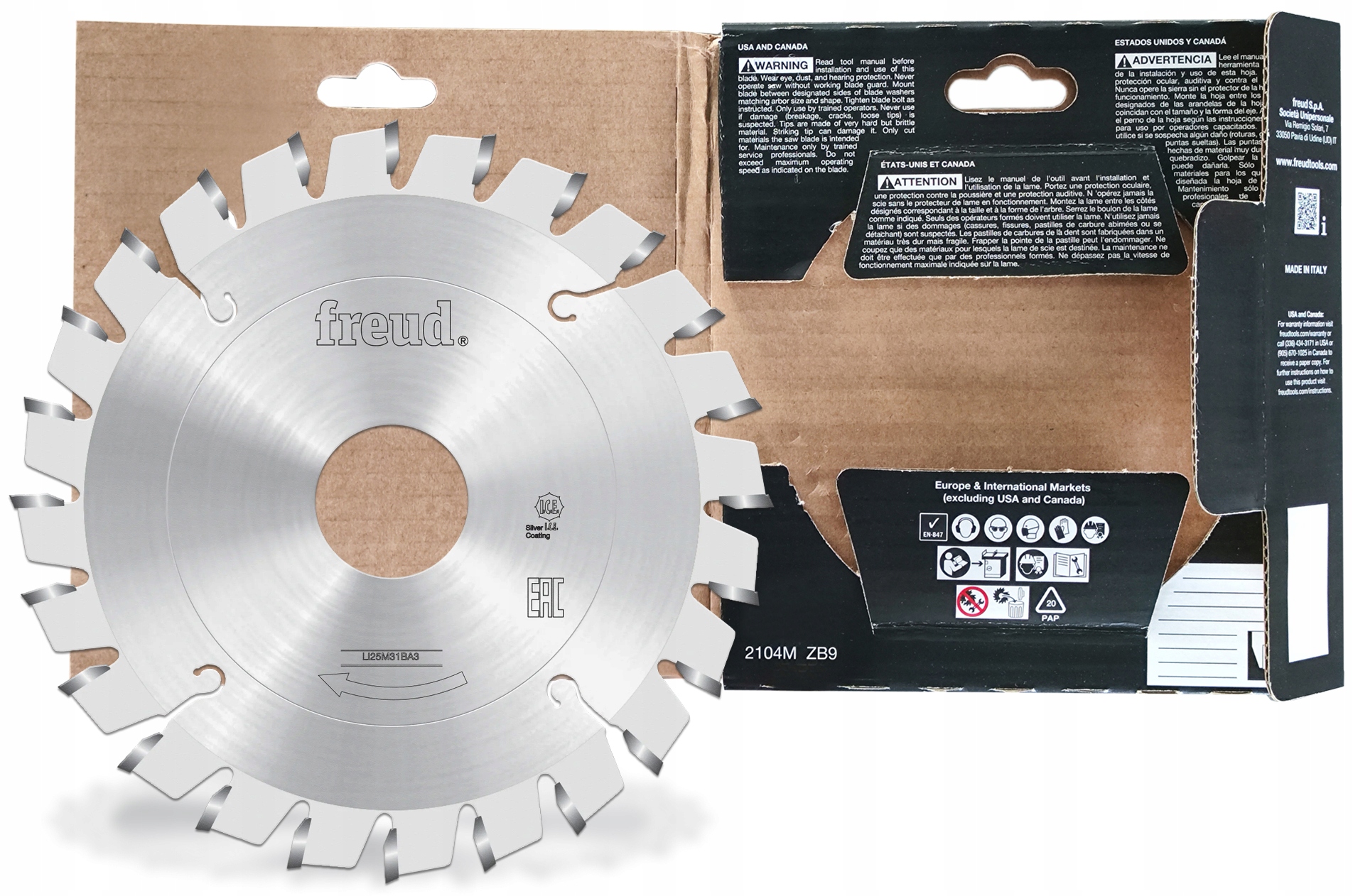 Trapézový Podřezávač Freud 100x4,3-3,1/x20 24z Pro Laminátové Dřevotřískové Desky Mdf