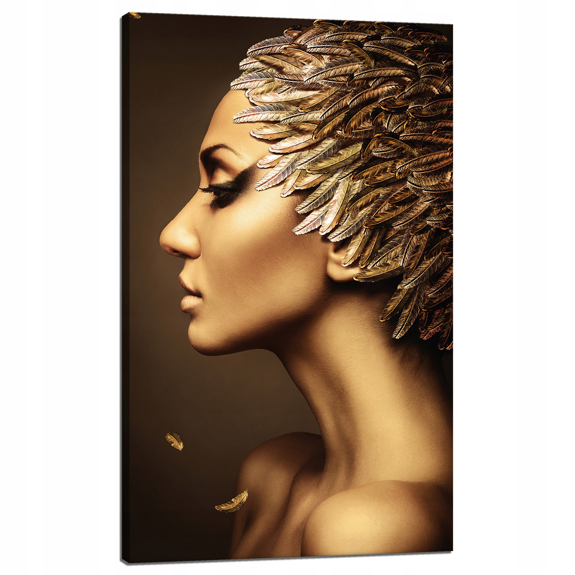 Obraz na plátně Profil Zlaté ženy Moderní styl 60x100 cm