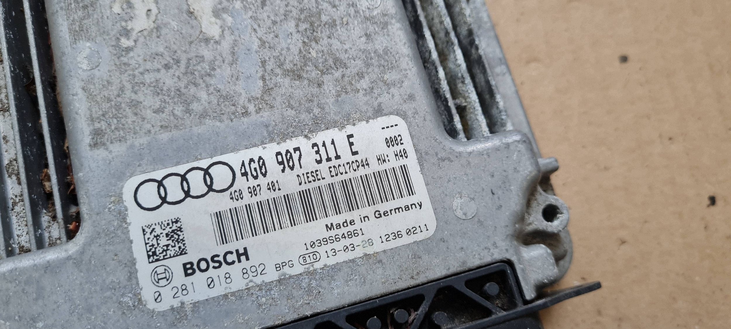 A7 4G computer Centralina Motore ECU 3.0 TDI 4G0907311E A6 C7 4G