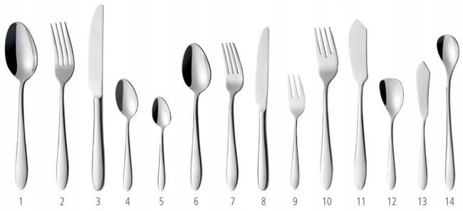 Widelec deserowy "JAZZ" zestaw 6 szt.