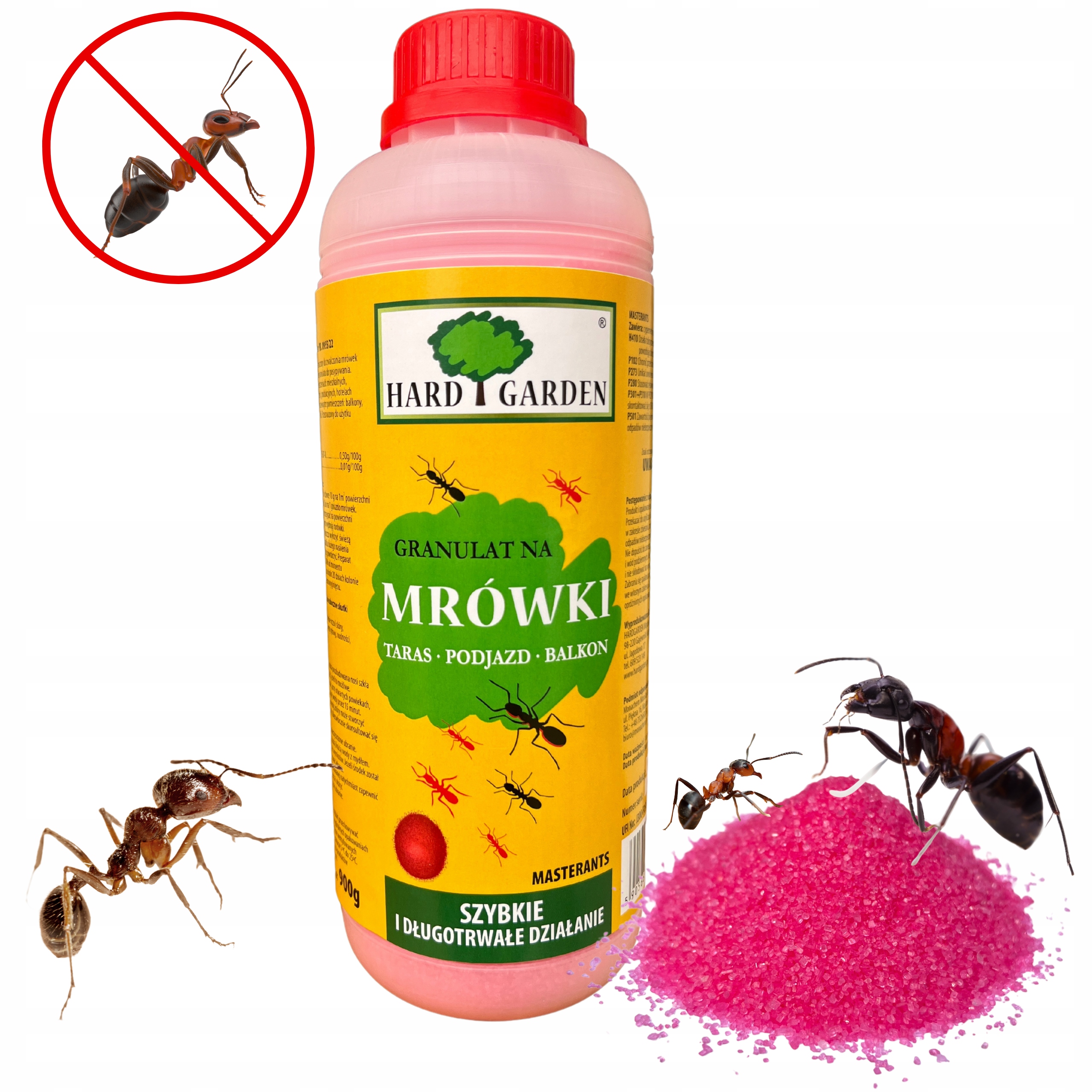 Proszek środek na mrówki trutka Mocny Likwiduje Gniazda mrówki faraona 1.8