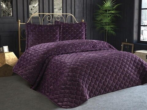 Přikrývka na postel Lima dámská 260×250 cm 3-dílná sada XXL