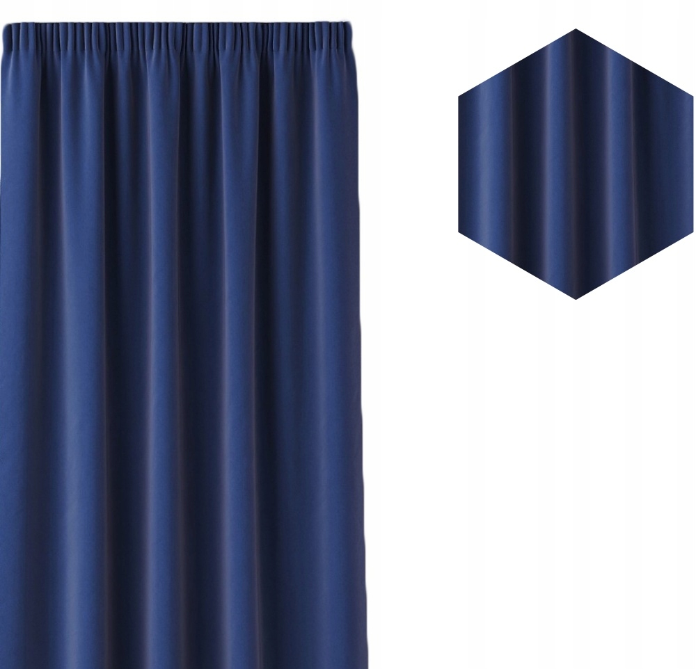 

Matowe Zasłony Gotowe 145x250 Na Żabki Na Taśmie