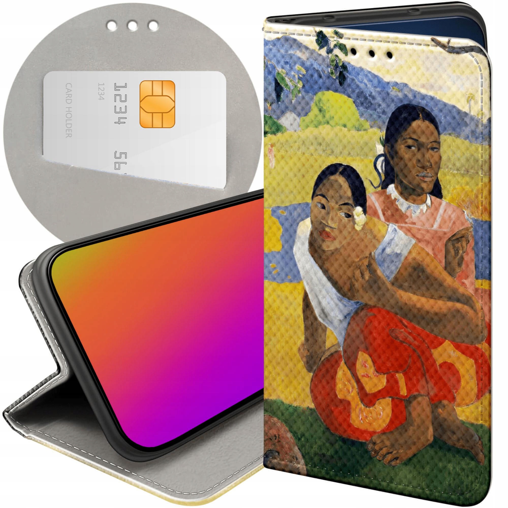 Etui Z Klapką Do Motorola Moto G14 Paul Gauguin Obrazy Futerał Case