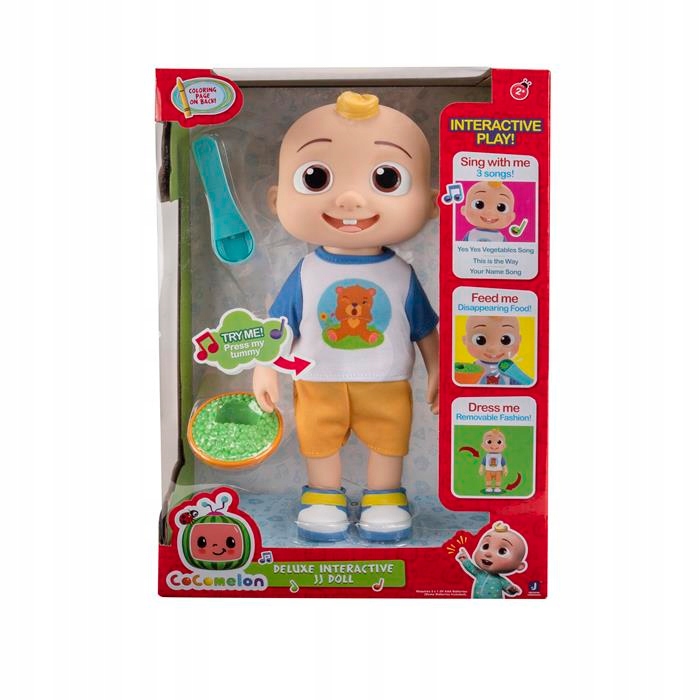 

Cocomelon Interaktywna Lalka Jj Deluxe + Akcesoria