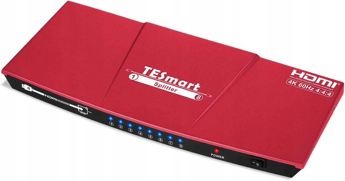 Přepínač Kvm switch 4K Ultra Hd 60Hz 1x8 Hdmi Edid Hdr 10