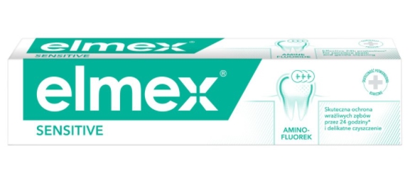 

Elmex, Sensitive, Pasta do zębów z aminofluorkiem