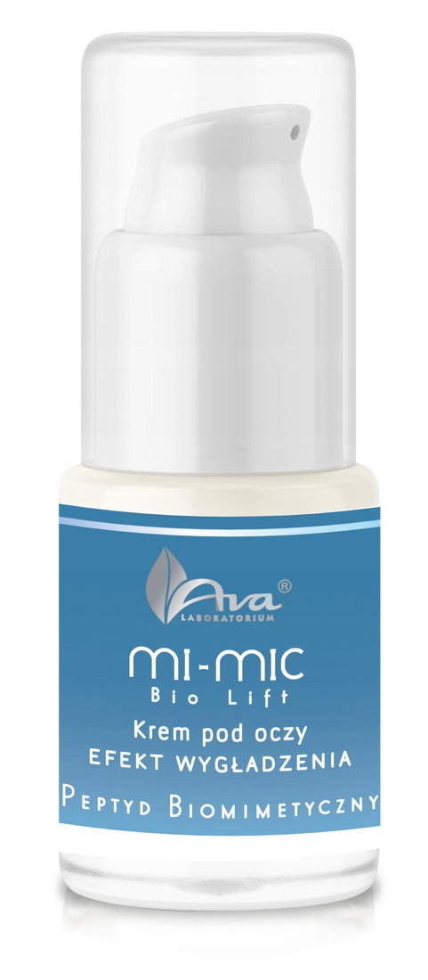 AVA MI-MIC Bio Lift Krem pod Oczy Efekt Wygładzenia 15ml Typ skóry Do wszystkich typów skóry