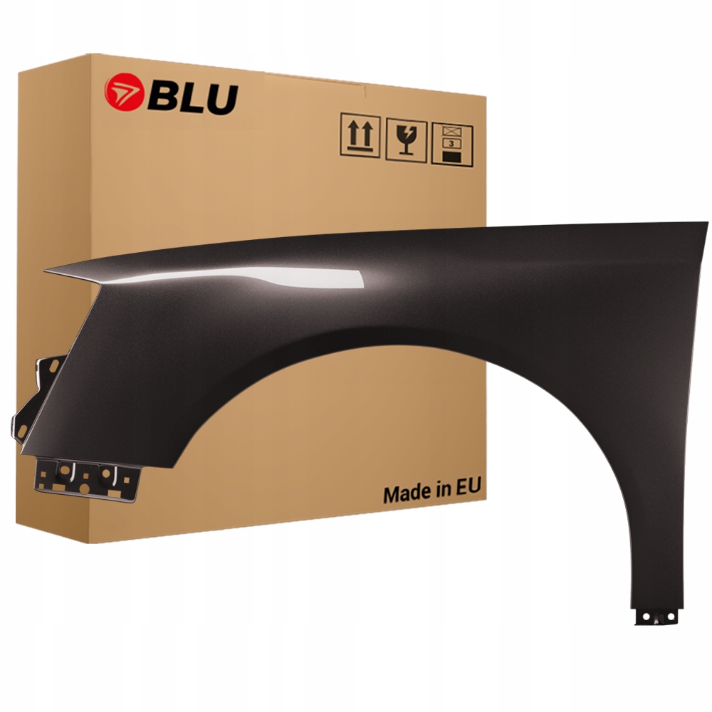 Blu Blatník Vw Passat B6 LC8Z levý hnědý 05-10 přední pozink MoccaBrown