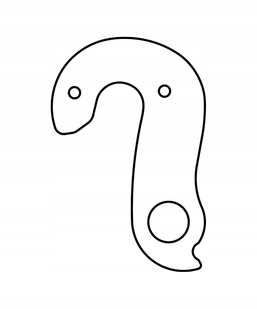 Hak Przerzutki GH-161 TREK DROPOUT 176 Marka Union