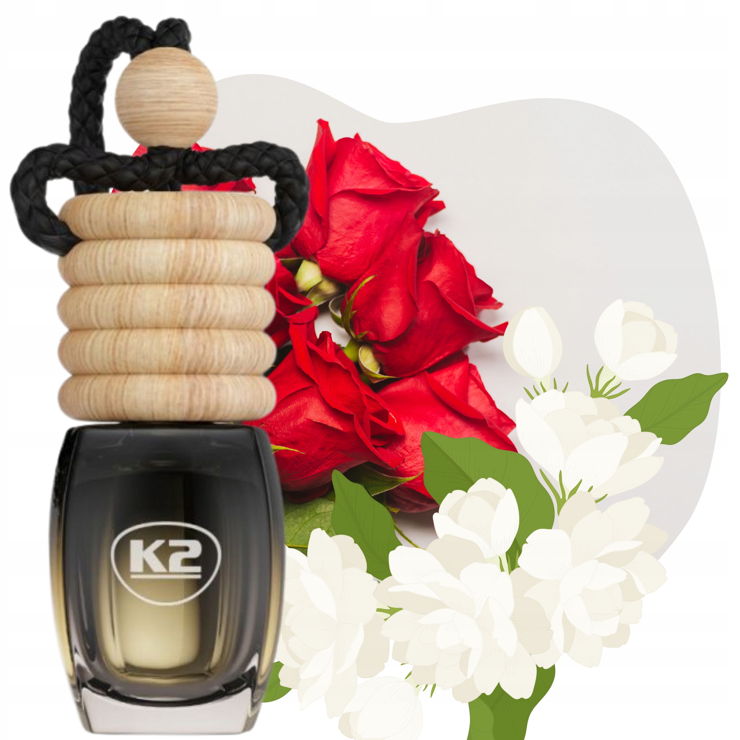 ZAWIESZKA ZAPACH ZAPACHOWA NA LUSTERKO AUTA K2 VENTO RAINBOW 8ML ZAPASZEK EAN (GTIN) 5906534021076