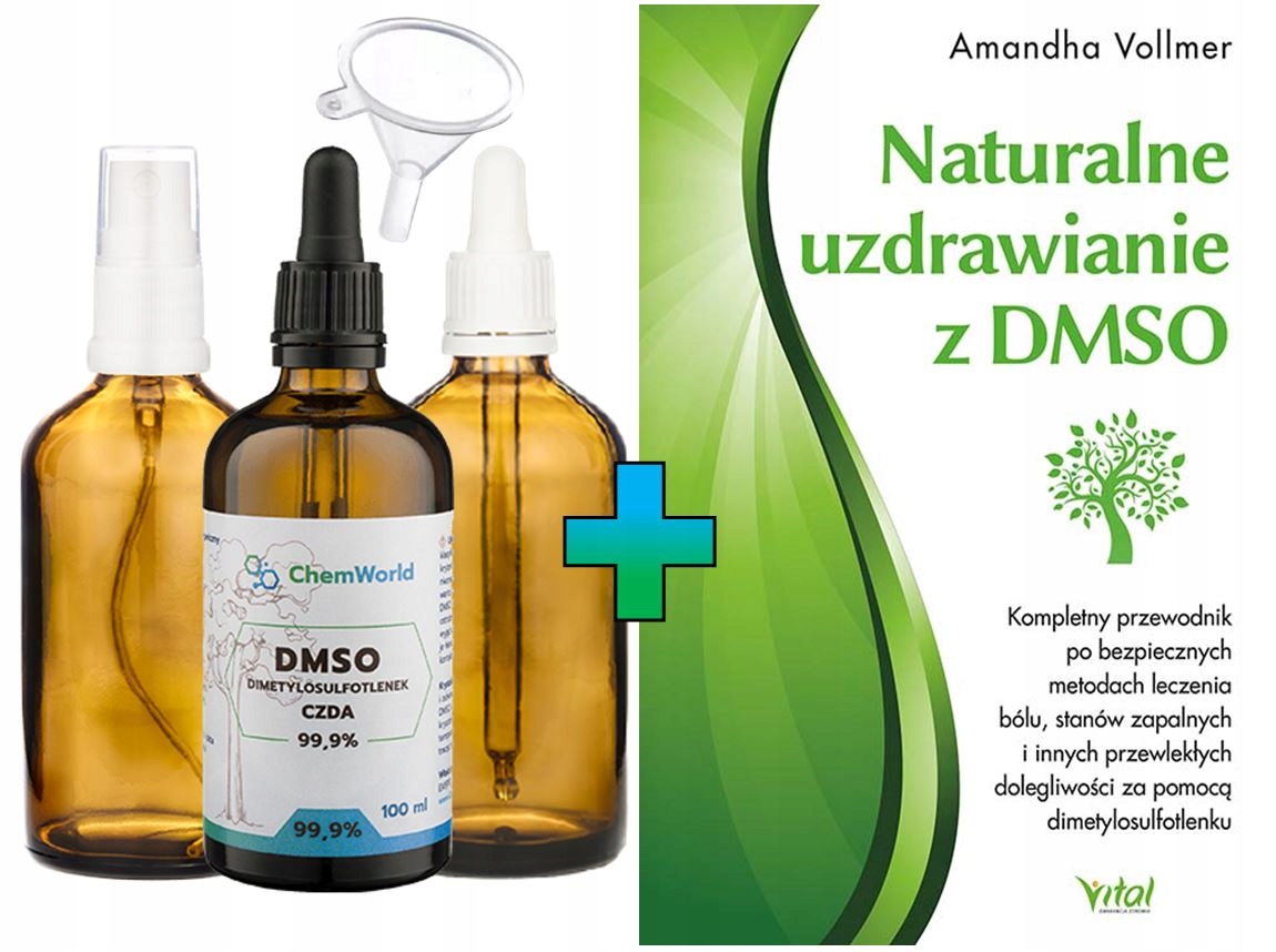 Dmso 100 ml Czda (99,99%) atomizer pipeta lejek książka ChemWorld