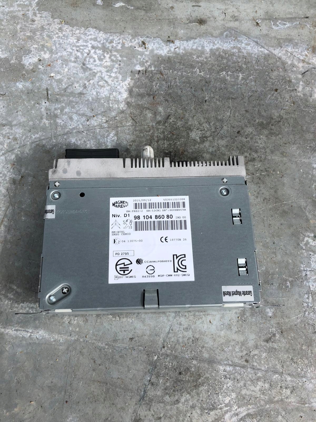 RADIO Navigation C4 PICASSO II 9810486080
