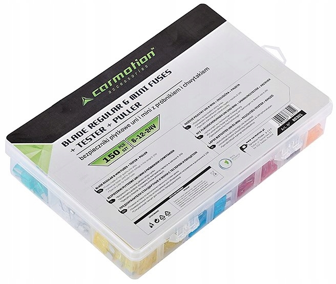 ZESTAW BEZPIECZNIKÓW SAMOCHODOWYCH 150 EL.+PRÓBNIK Producent części AUTOBOX