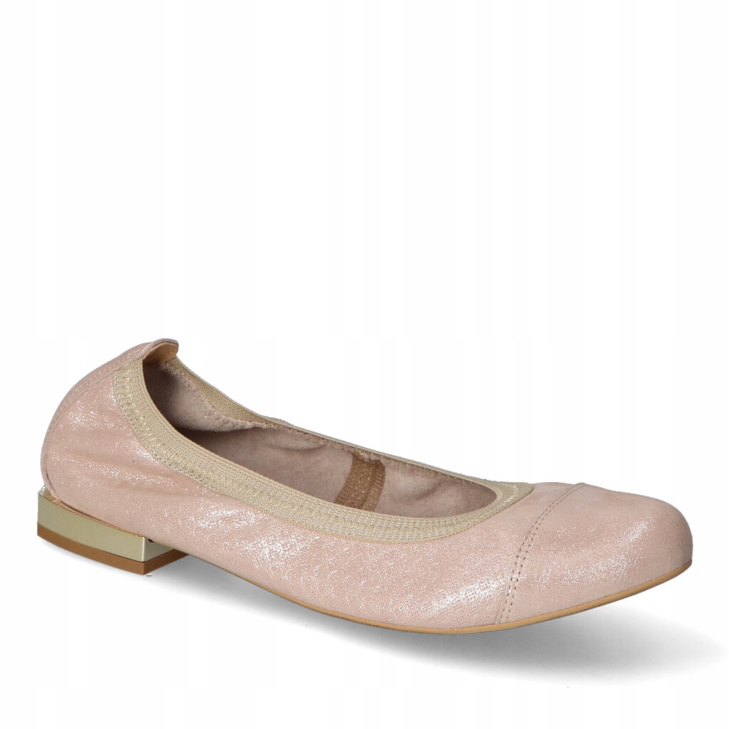 Baleríny Gamis 1402/A89+G104 Růžový semiš 37