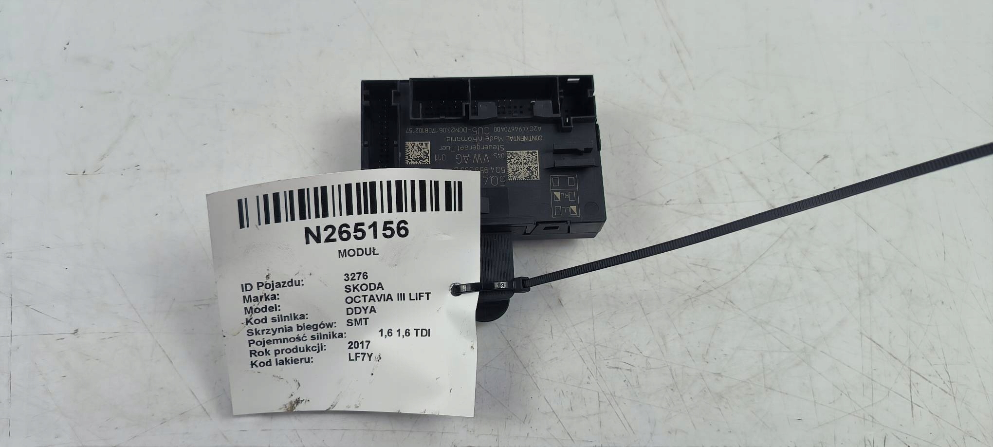 module door 5Q4959393E SKODA OCTAVIA III LIFT