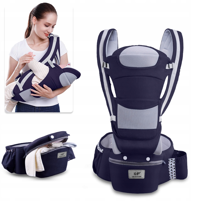 

Nosidełko 15w1 Nosidło Biodrowe 25KG Siedzisko
