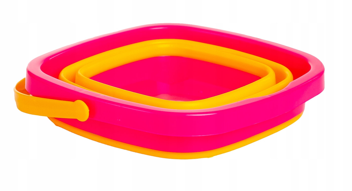 SKŁADANE WIADERKO Silikonowe do PIASKOWNICY Piasku Liczba produktów w zestawie 1 szt.