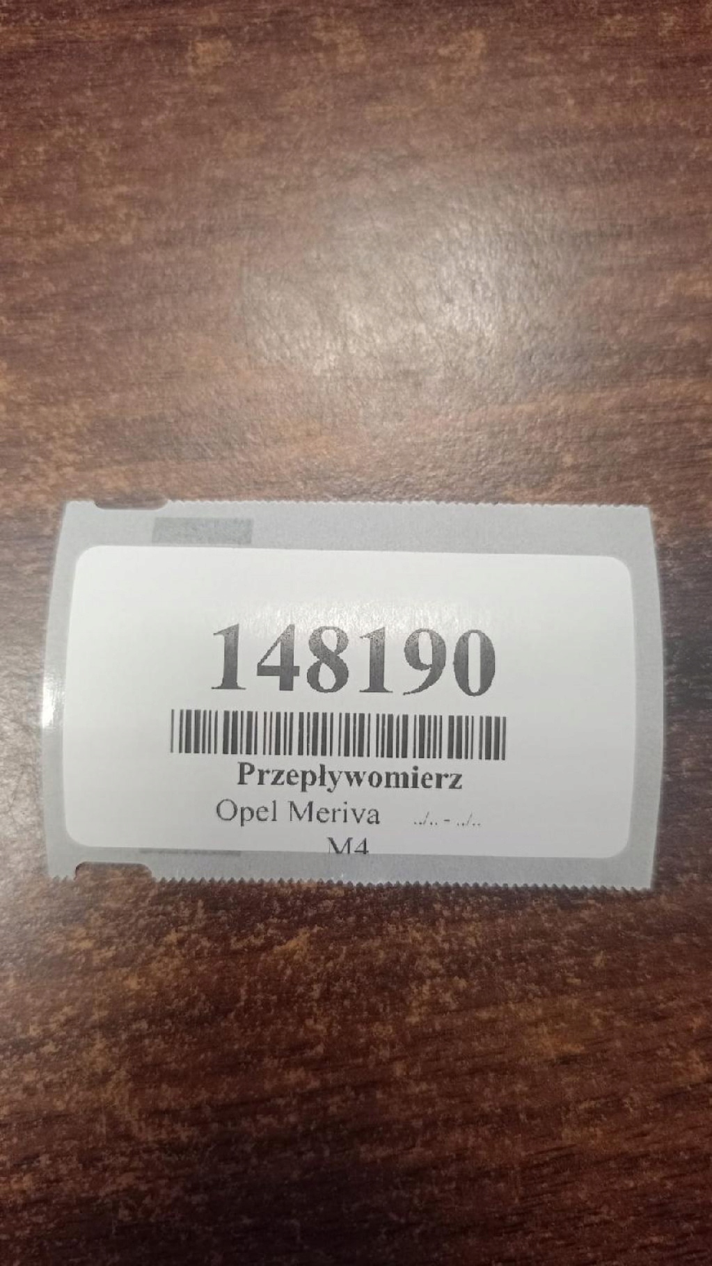 OPEL MERIVA A Débimètre AF10302