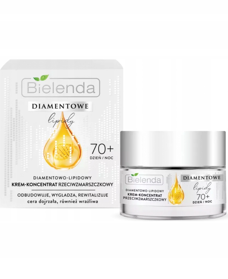 BIELENDA DIAMENTOWE LIPIDY KREM DZIEŃ NOC 70+ 50ml