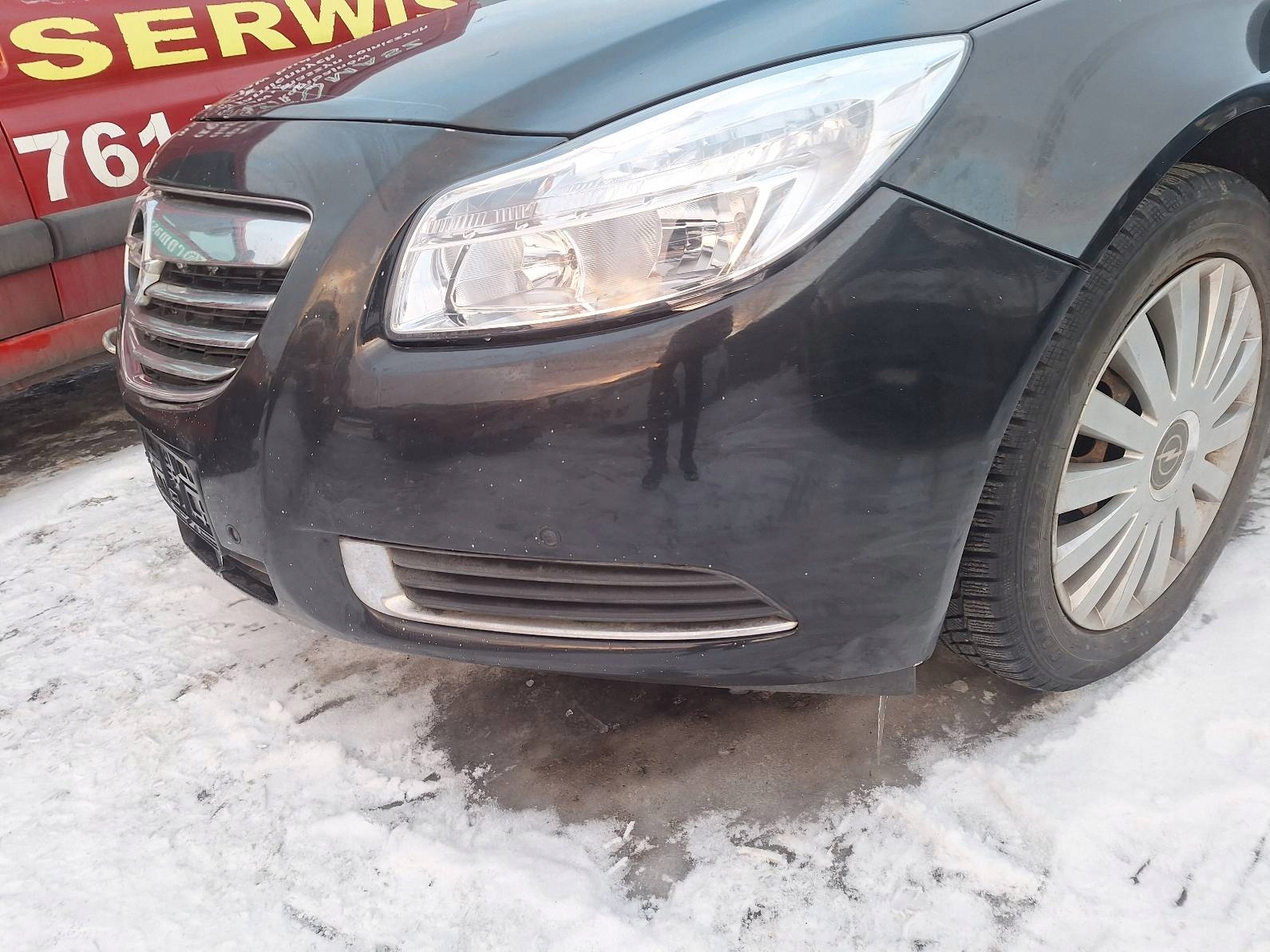 complete front bonnet bumper light fender OPEL INSIGNIA A Z22C