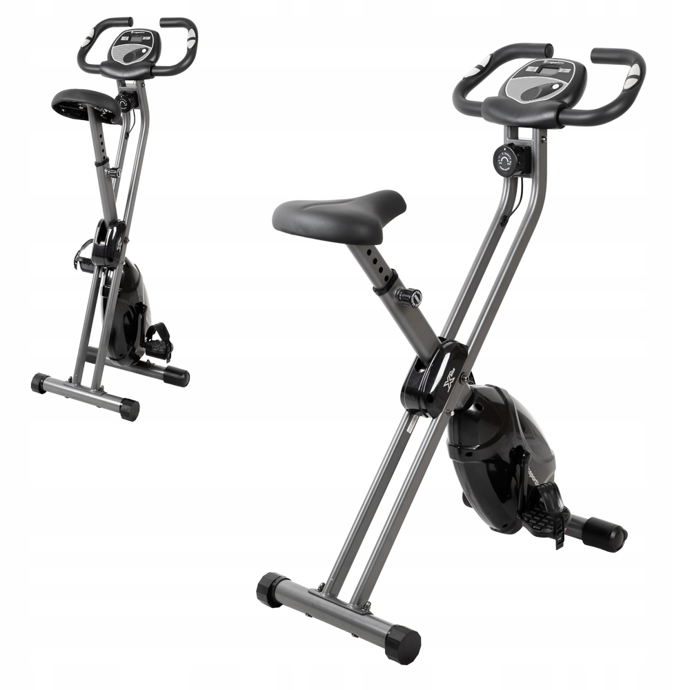 Składany Rower treningowy inSPORTline Xbike Czarny