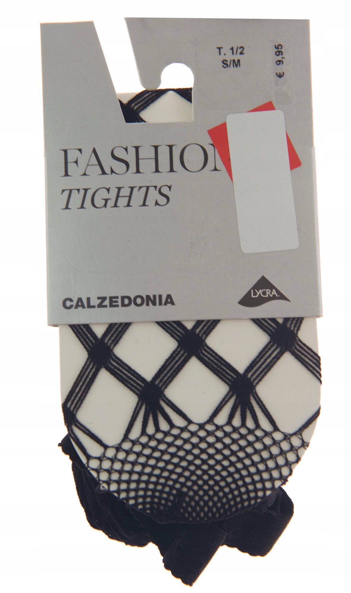 

Calzedonia rajstopy kabaretki czarne wzór 3/4 M/L