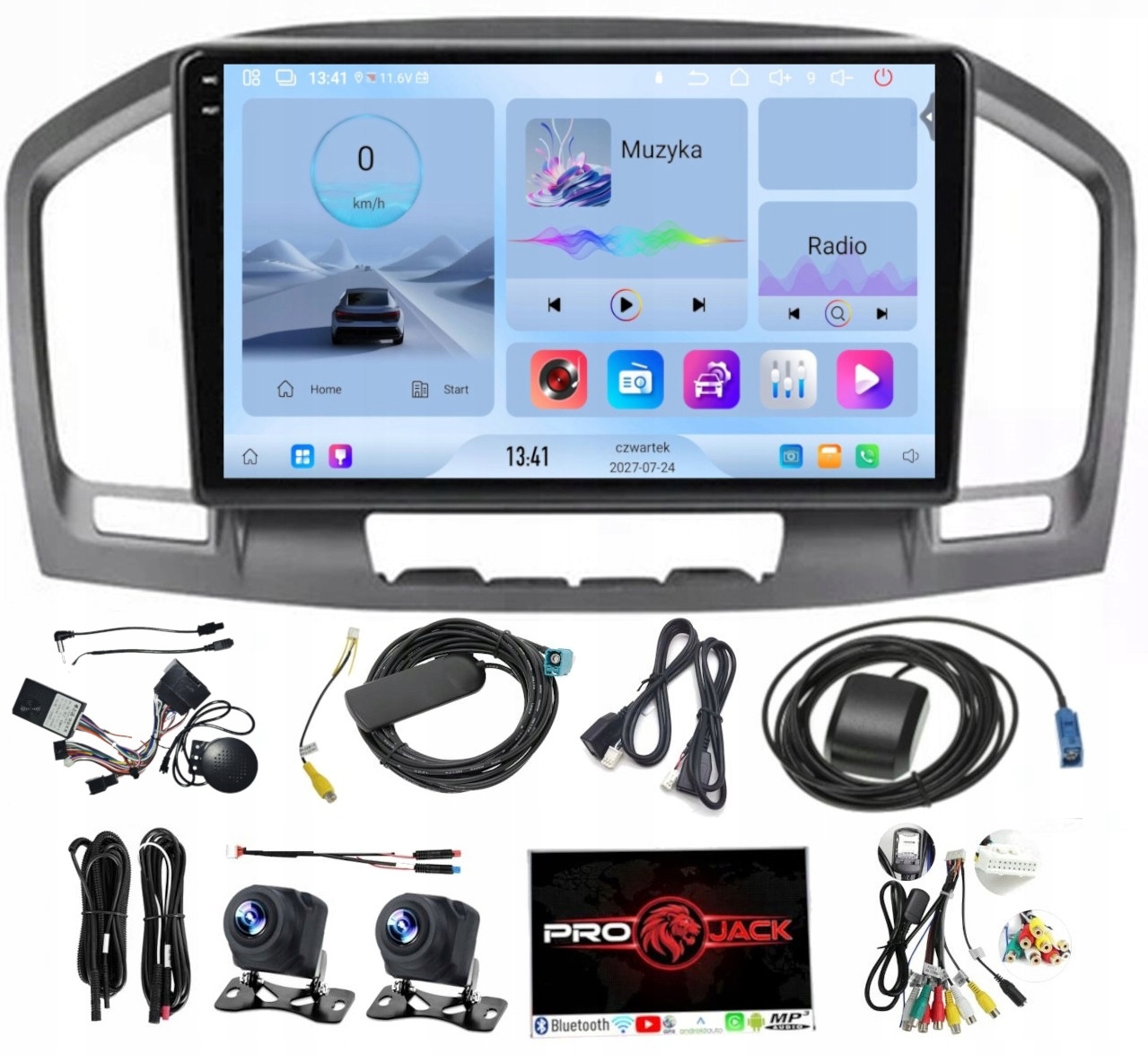 Rádio Gps Android Opel Insignia 2008-2013 Carplay Wifi Usb 4/64GB Modem Sim