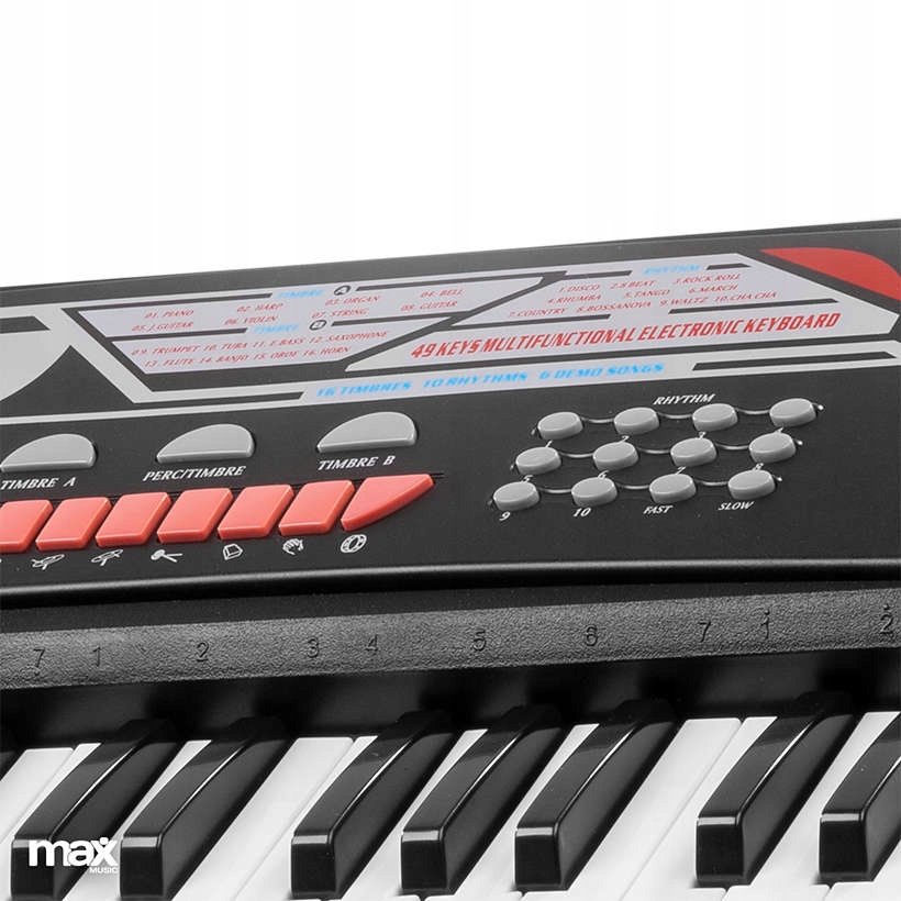 Mały Keyboard dla dzieci MAX KB8 49 klawiszy