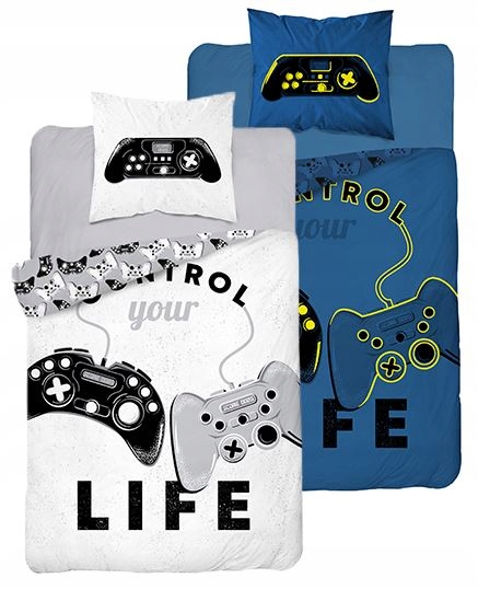 

Pościel Świecąca W Ciemności 140x200+70x80 Gamer
