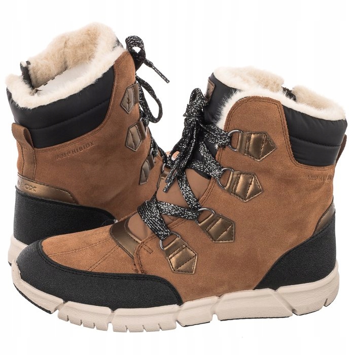 

Buty Śniegowce Geox J Flexyper J16APA Brązowe
