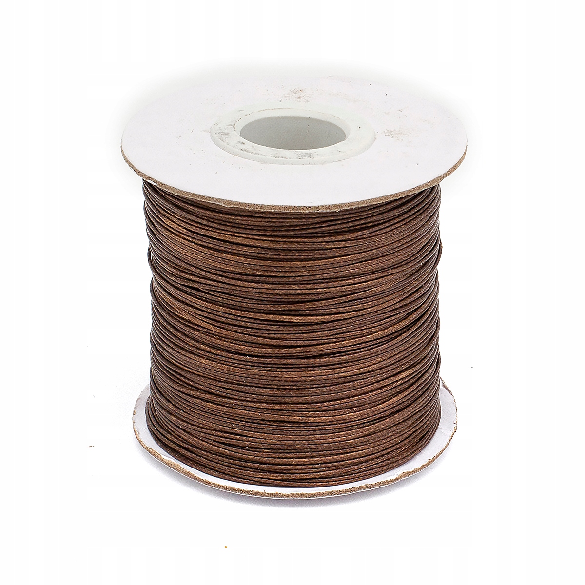 Šňůra Korejská Voskovaná Polyesterová, Hnědá, 0.5mm, 150m cívka