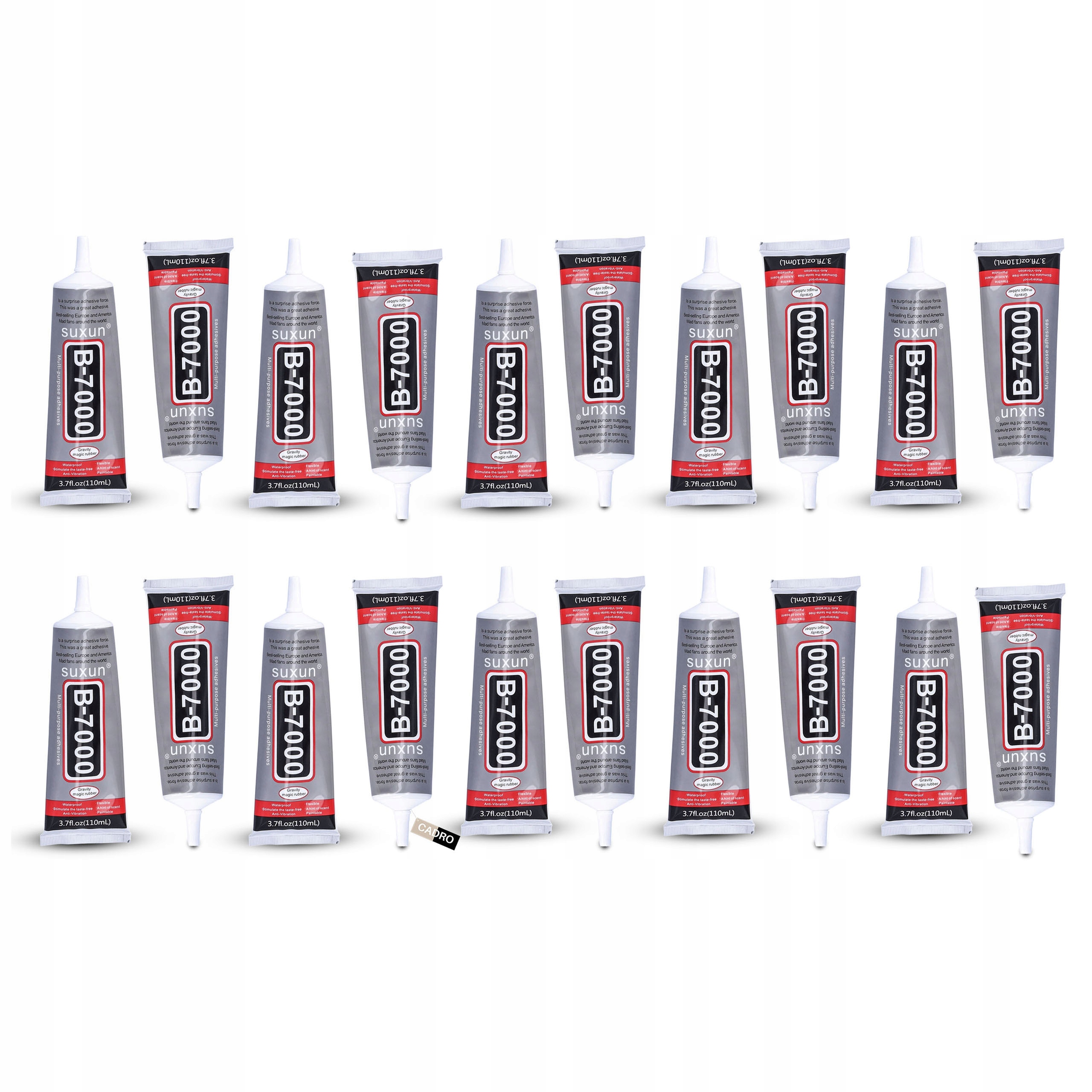 20 x Montážní lepidlo B-7000 110 ml silný LCD pro univerzální displeje