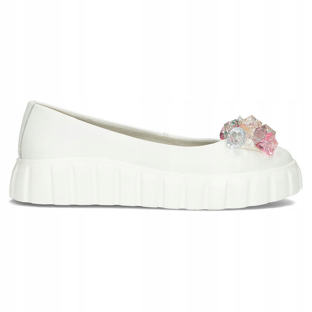 Dámské polobotky Filippo 4682/24 Wh White 40, Bílá