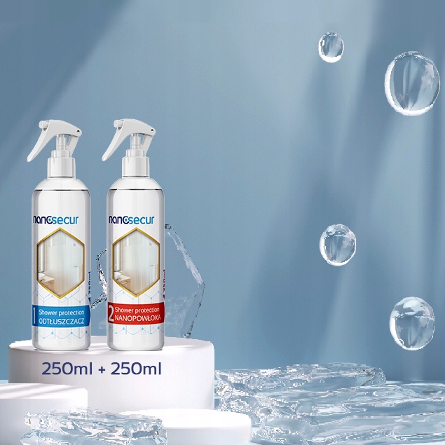 Nanosecur Shower Protect Impregnát pro sprchové kouty 250 ml/250 ml