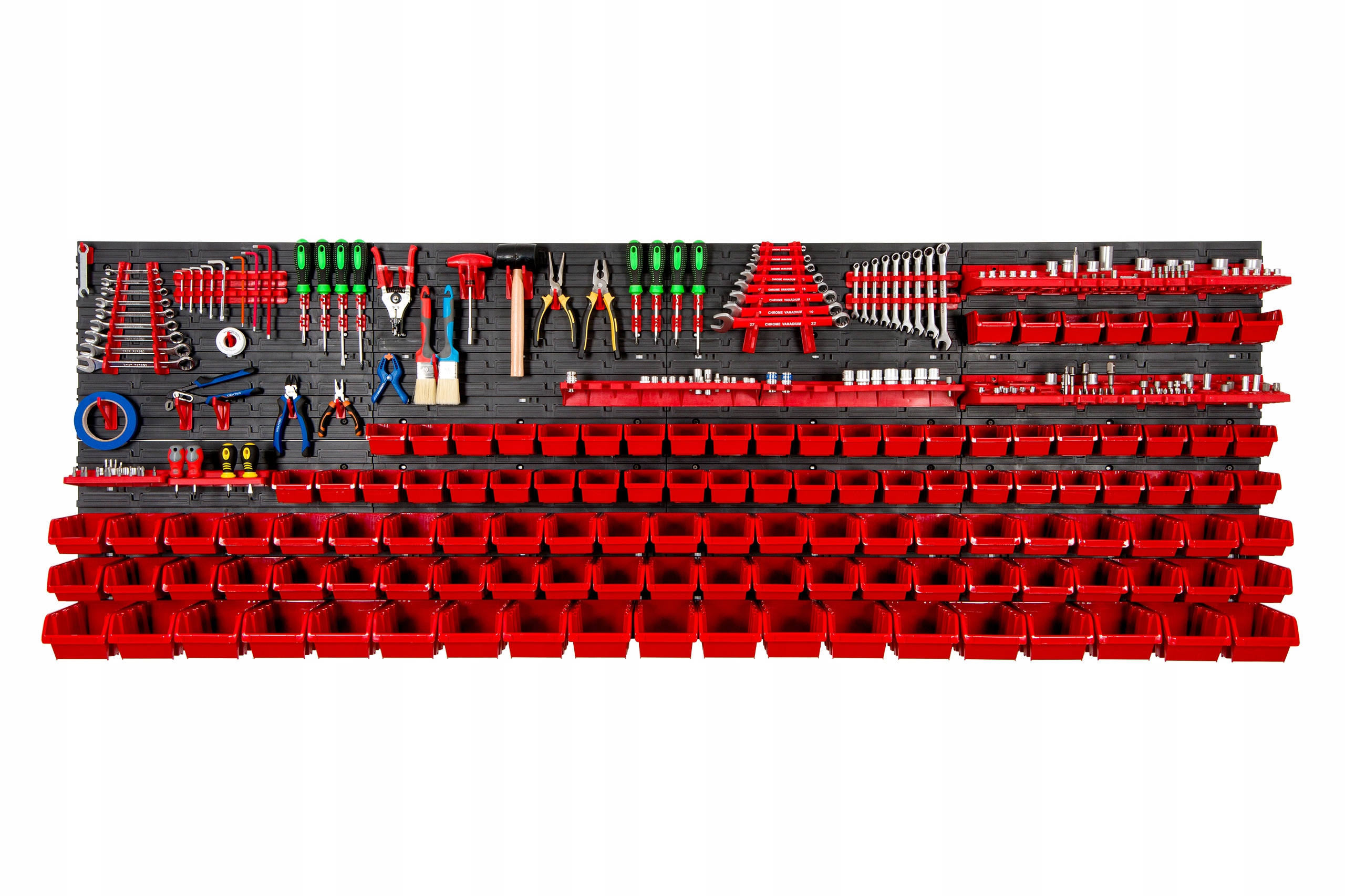 TABLICA SCIANKA Z POJEMNIKAMI 230x78 CM 116 KUWET Mark Prosperplast