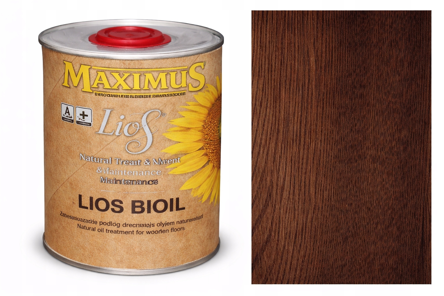 Maximus Lios Bioil Noce Old Ořech zestárlý 1L barvicí olej na dřevo