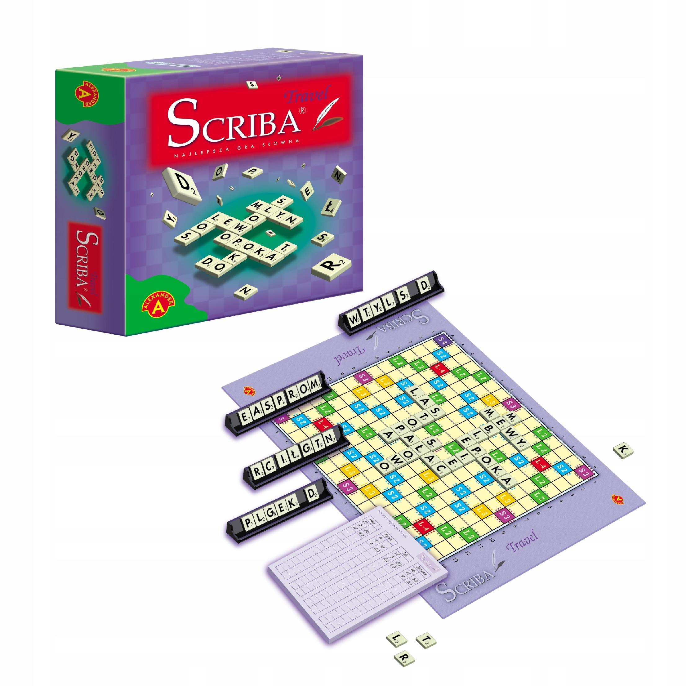 SCRIBA TRAVEL GRA SŁOWNA EDUKACYJNA ALEXANDER Wydawca Alexander