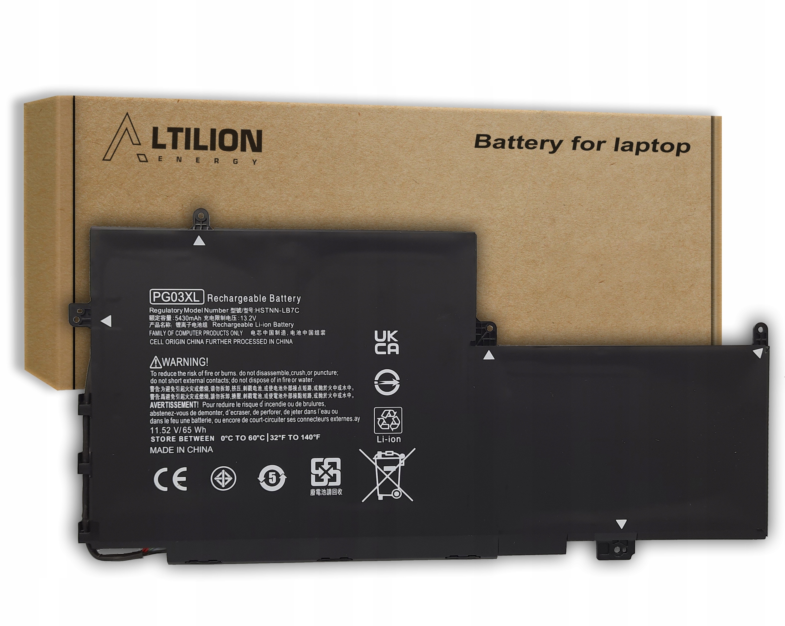Baterie Altilion Energy PG03XL kompatibilní s Hp