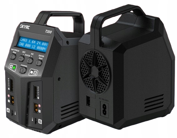 T200 Ładowarka Dwukanałowa Ac/dc 2x100W 12A SkyRC