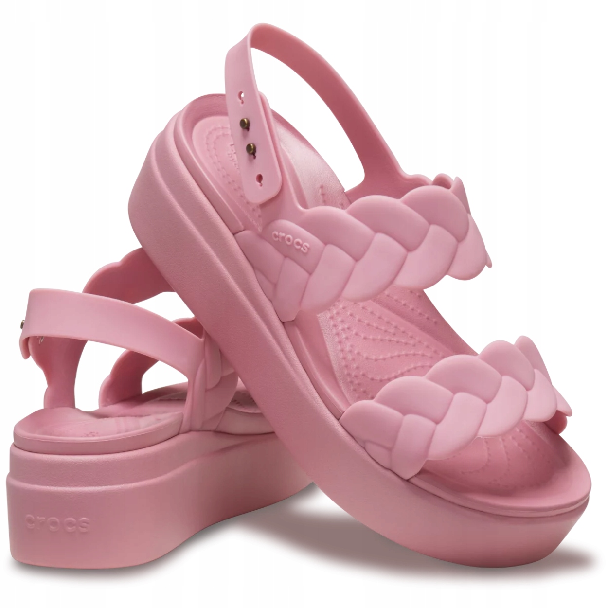 Crocs Boty Brooklyn Woven Low Wedge Dámské Sandály Na Platformě vel. 39-40