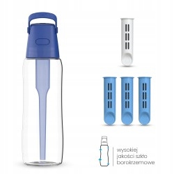 Skleněná filtrační Skleněná Lahvička Dafi 0,6 Navy Cobalt 4x Filter