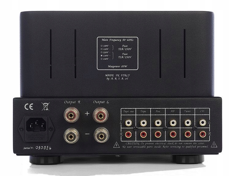 Unison Research Simply Italy black - wzmacniacz lampowy EAN (GTIN) 0705911683938