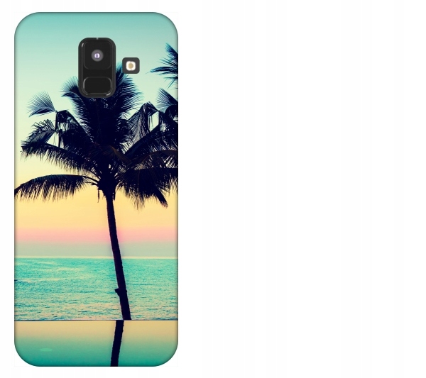 

Etui pokrowiec Samsung Galaxy A6 2018 Palmy plaża