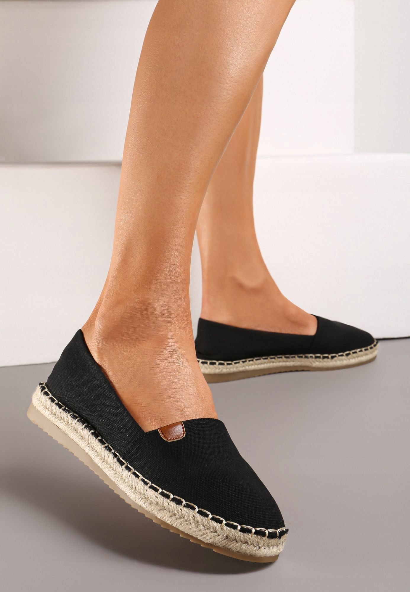 Renee Czarne Espadryle damskie 40
